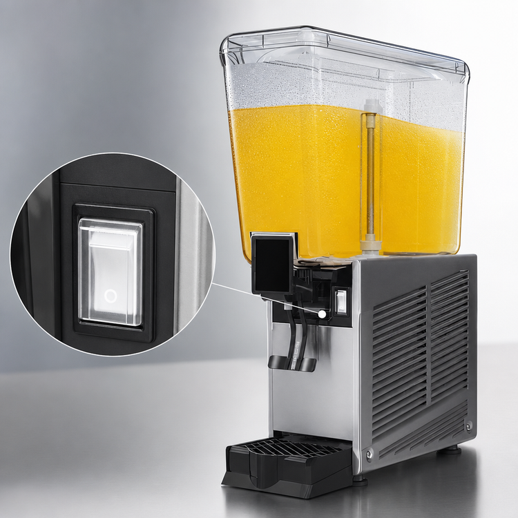 Product image #4 for Vollrath 1-Bowl Countertop Refrigerated Beverage Dispenser with Stirring Paddle, 5.28-Gallon Bowl