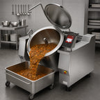 Thumbnail image #4 for Firex (Middleby) Cucimix UCBTE082V1 82 Gallon Electric Tilting Skillet Braising Pan with Automatic Mixer, Programmable Touchscreen Controls