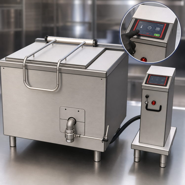 Product image #4 for Firex Multicooker UCPMDE2-64 Electric Double Basin Pasta Cooker