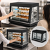 Thumbnail image #4 for Admiral Craft 36-Inch Countertop Heated Display Case with 3 Adjustable Shelves