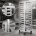 Thumbnail image #4 for Channel Manufacturing Standard Heavy-Duty Series Single Section Aluminum End-Load Bun Pan Oven Rack, 15-Pan Capacity