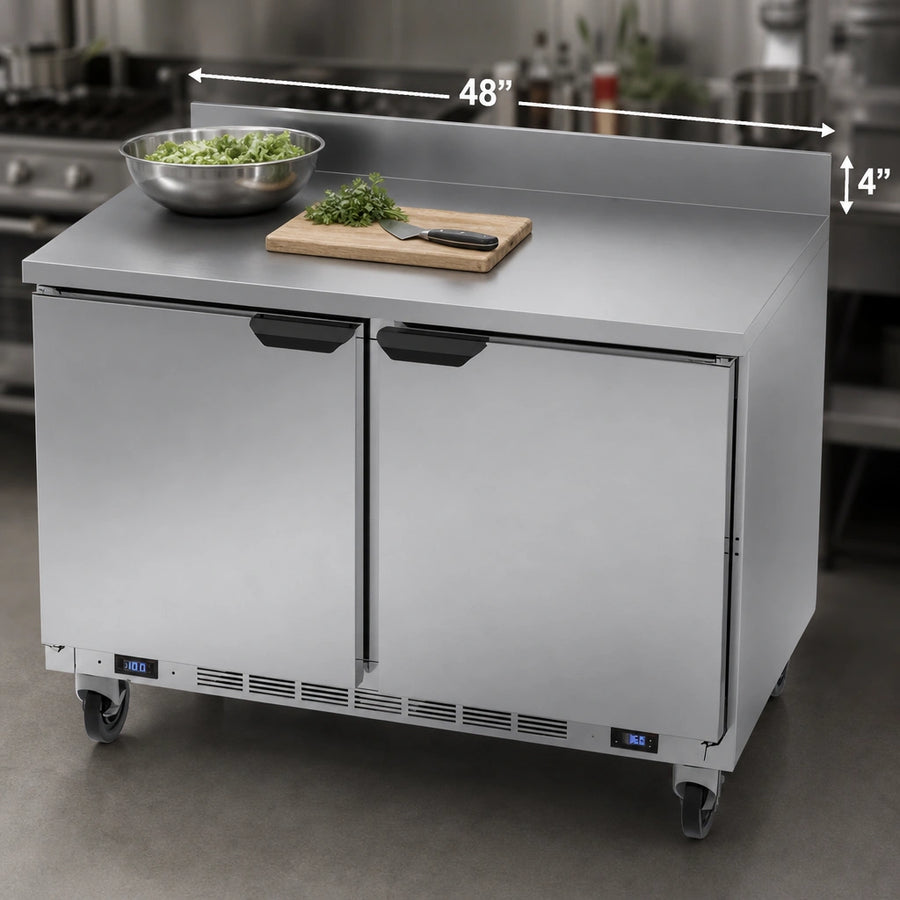 48-Inch Worktop With Backsplash