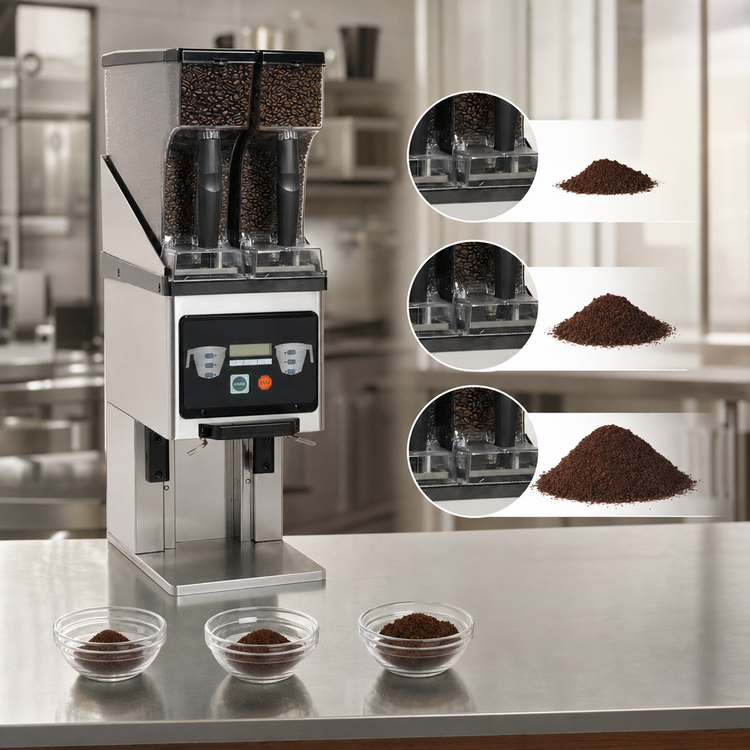 Product image #4 for BUNN MHG SST Tall Multi-Hopper Coffee Grinder and Storage System with Dual 6 lb Hoppers