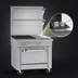 Thumbnail image #4 for Southbend Platinum Heavy Duty 36-Inch Gas Range with 4 Open Burners, 12-Inch Hot Top, and Standard Oven