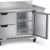 Thumbnail image #4 for Beverage-Air WTRD48AHC-2-FIP 48-Inch Two-Section Worktop Refrigerator with 2 Drawers and 1 Door