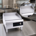 Thumbnail image #4 for Omcan Countertop Electric Griddle, 16-Inch Smooth Steel Cooking Surface, 1.75 kW, Stainless Steel