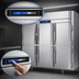 Thumbnail image #4 for Victory UltraSpec Extra-Wide Three-Section Self-Contained Reach-In Freezer with Six Wide Half-Height Solid Hinged Doors