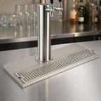 Thumbnail image #4 for Micro Matic USA DP-620D-24 24-Inch Surface-Mount Stainless Steel Drip Tray Trough with Tower Plate