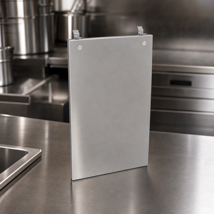 Product image #4 for Glastender 18-Inch Stainless Steel Locking Cover for BLD-18-S