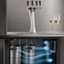Thumbnail image #4 for Perlick Panther Style Air-Cooled Direct Draw 4-Faucet Wine Dispensing Kit, Chrome, Field Installation
