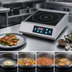 Thumbnail image #4 for Eurodib Commercial Countertop Single Burner Induction Cooktop, 1.8 kW, 120V
