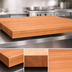 Thumbnail image #4 for Boos Block American Cherry Edge Grain Flat-Top Kitchen Countertop, 108 x 32 x 3 Inches, Varnique Finish