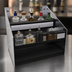 Thumbnail image #4 for Glastender DSR-12 12-Inch Double Stainless Steel Speed Rail