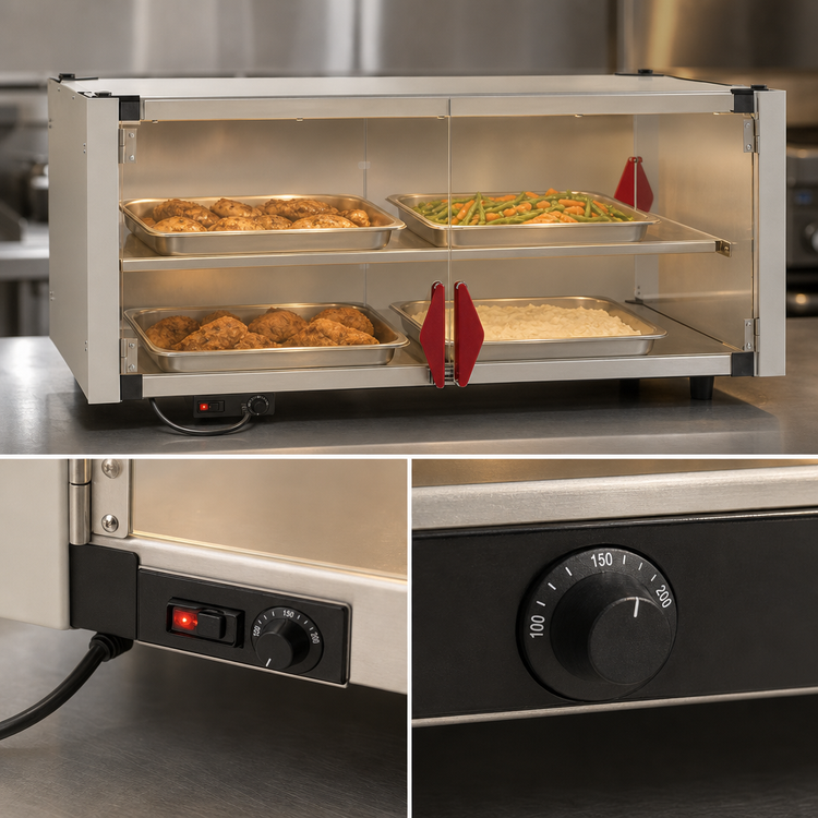 Product image #5 for Metro Super Erecta Hot Enclosed Heated Shelf Kit, 42 x 24 Inches, 120V