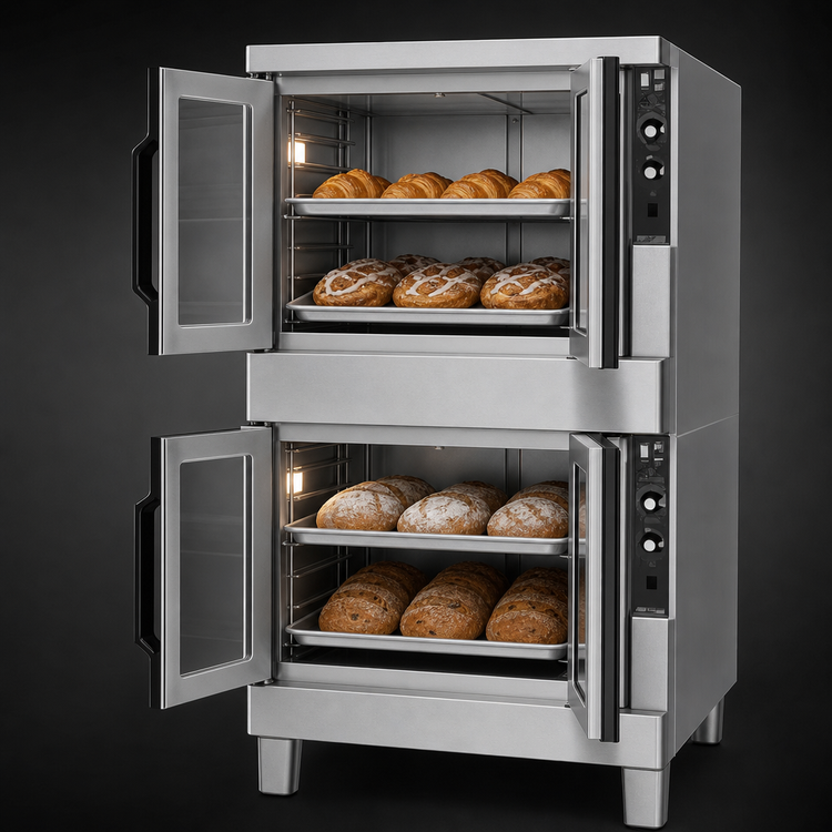 Product image #4 for Blodgett Zephaire Series ZEPH-200-E DBL Double-Deck Bakery Depth Electric Convection Oven