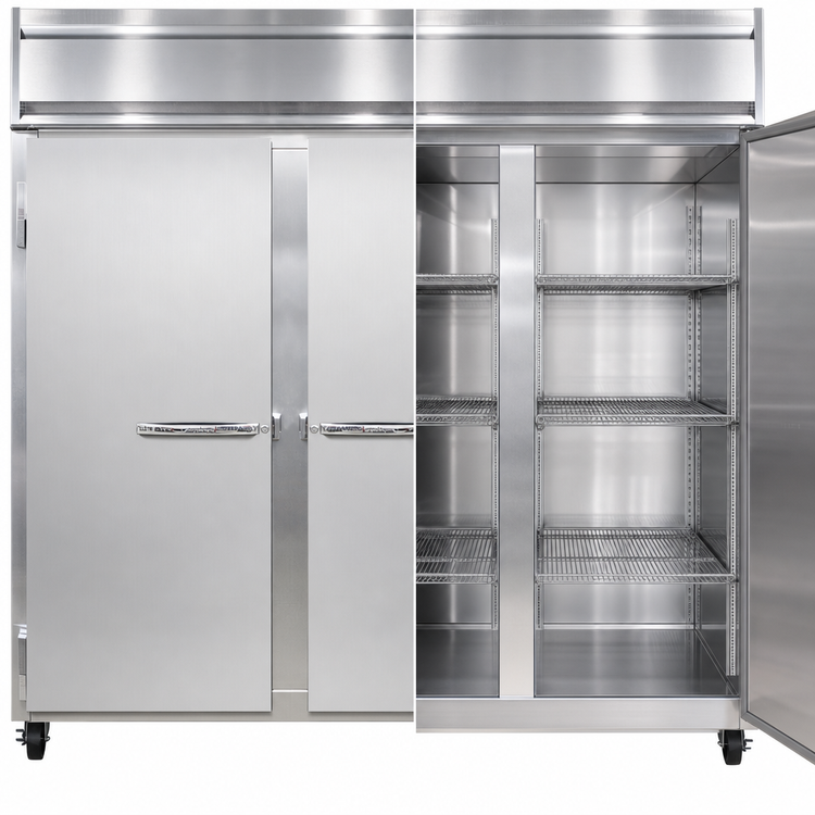 Product image #4 for Continental Refrigerator 2FENSS Extra-Wide Two-Section Reach-in Freezer with Solid Doors