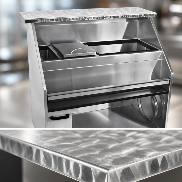 Product image #4 for Glastender Portable Bar for Stackable Cups with Stainless Steel Top, Ice Bin, and Beverage Compartment