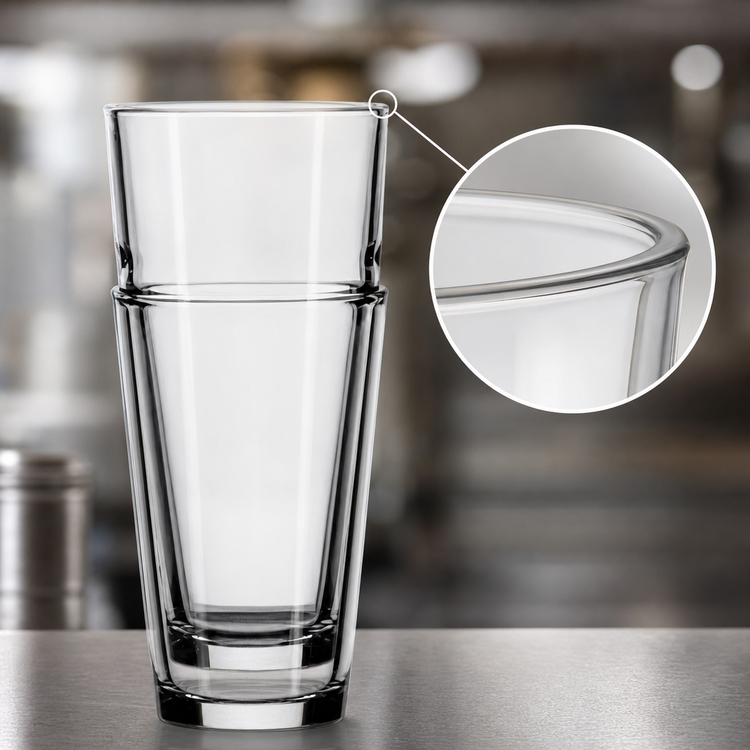 Product image #4 for Anchor Hocking Stackables 16 oz Clear Stackable Cooler Glass