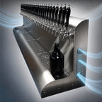 Thumbnail image #4 for Perlick Corporation 3076-14 14-Faucet Wall-Mount Air-Cooled Stainless Steel Draft Beer Dispensing Tower