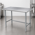 Thumbnail image #4 for Advance Tabco 84-Inch x 36-Inch 16-Gauge 304 Stainless Steel Work Table with Galvanized Legs