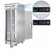 Thumbnail image #4 for Everest Refrigeration One-Section Pass-Thru Refrigerator with Glass Front and Solid Rear Doors, 23 Cu. Ft., 29-1/4