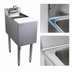 Thumbnail image #4 for Choice C-MFS-12 Freestanding Stainless Steel Underbar Mixology Unit with Sink Bowl, Cutting Board, and Faucet, 12 Inch Wide