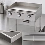 Thumbnail image #4 for Star (Middleby) Ultra-Max 748TCHSA 48-Inch Electric Countertop Chrome Griddle, 24-Inch Surface, Thermostatic Controls