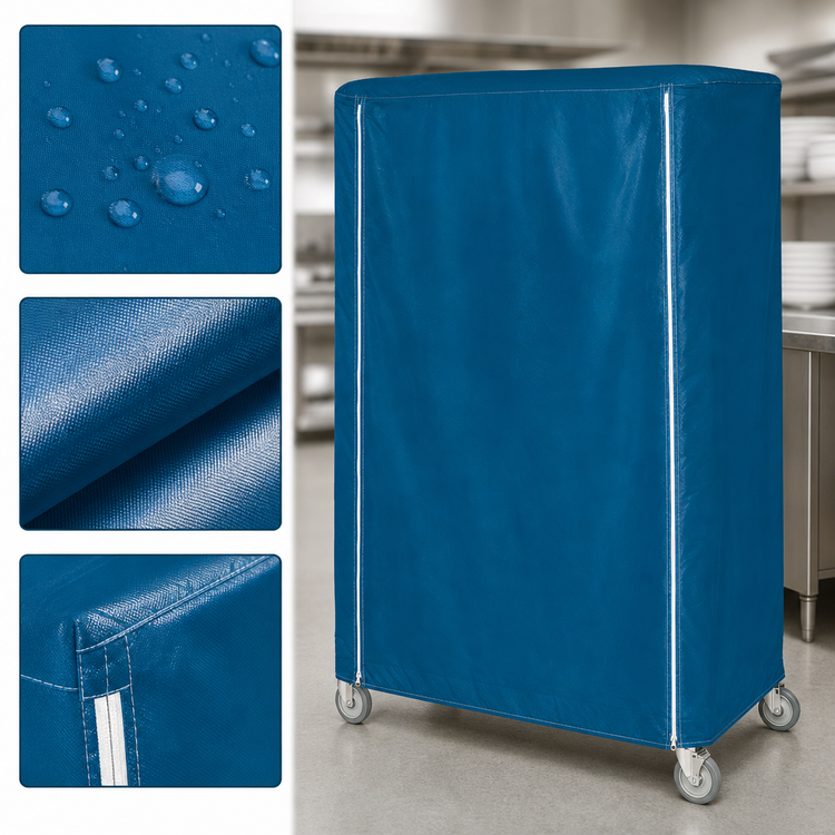 Product image #4 for Metro Waterproof Banquet Cart Cover for 36 x 24 x 74 Inch Carts