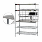 Thumbnail image #5 for Metro Metro2Go CRHSP-3036 304 Stainless Steel Countertop Prep Workstation with Adjustable Overhead Heated Shelves, 36 x 30.75 Inches, 120V