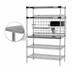 Thumbnail image #5 for 304 Stainless Steel Countertop Prep Workstation with Overhead Heated Shelves, 36 x 30.75 Inches, 120V