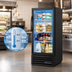 Thumbnail image #4 for True GDM-10-HC~TSL01 1-Section Glass Door Merchandiser Refrigerator with Low-E Hinged Glass Door