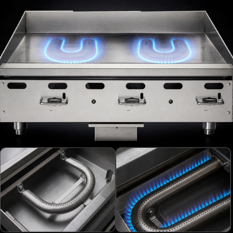 Product image #5 for Vulcan VMG24-QS-PLATINUM 24-Inch Countertop Heavy-Duty Manual Gas Griddle