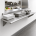 Thumbnail image #4 for Eagle Group 96-Inch x 18-Inch Pass-Thru Stainless Steel Shelf