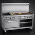 Thumbnail image #4 for Southbend Ultimate 60-Inch Gas Restaurant Range with 2 Open Burners, 48-Inch Griddle, Standard Oven, and Cabinet Base