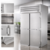 Thumbnail image #4 for True SPEC SERIES 2-Section Roll-Thru Refrigerator with Front and Rear Solid Swing Doors, Stainless Steel