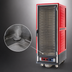 Thumbnail image #4 for Metro C5 3 Series Full-Height Mobile Moisture Heated Holding and Proofing Cabinet with Insulation Armour, Red, 120V