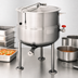 Thumbnail image #4 for Cleveland Range KDL25 25-Gallon Direct Steam Kettle with 2/3 Steam Jacket and Tri-Leg Base