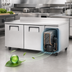 Thumbnail image #4 for True 67-1/4-Inch Deep Worktop Refrigerator with 2 Solid Doors and Self-Contained Side-Mount Refrigeration