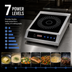Thumbnail image #4 for Globe 1-Burner Countertop Induction Range, 120V, 1800W