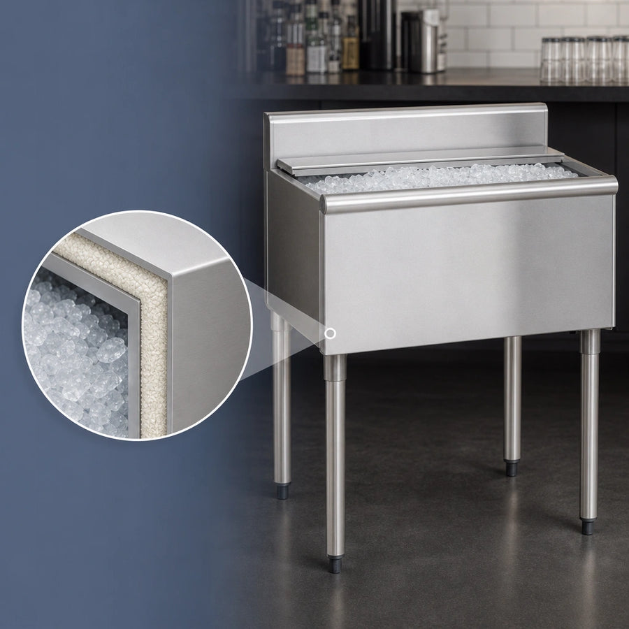 Fully Insulated Fabricated Ice Bin