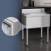 Thumbnail image #4 for Eagle 1800 Series 48-Inch Underbar Ice Chest Bar Ice Bin with 16-Inch Deep Insulated Stainless Steel Bin