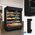 Thumbnail image #4 for Howard-McCray 75-Inch Wide Low-Base Remote Open Merchandiser with 4 Rows of Lit Shelves
