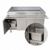 Thumbnail image #4 for BK Resources 60 Inch Cashier-Serve Counter with Hinged Doors and Door-Side Urn Trough