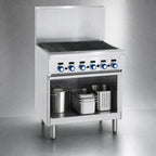 Thumbnail image #4 for Imperial (Middleby) Pro Series IR-24BR-XB 24-Inch Gas Range-Match Charbroiler with Open Cabinet Base, Stainless Steel, 60,000 BTU