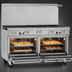 Thumbnail image #4 for Southbend Ultimate 60-Inch Gas Restaurant Range with 8 Open Burners and 2 Convection Ovens