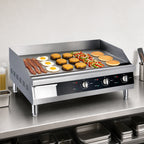 Thumbnail image #4 for Serv-Ware ETG-30 30-Inch Electric Thermostatic Countertop Griddle with 30 x 15.5-Inch Smooth Steel Plate