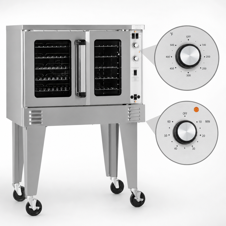 Product image #4 for Southbend Platinum Full-Size Single Deck Electric Convection Oven, Standard Depth, 11 kW, Standard Controls, Dependent Doors