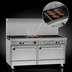 Thumbnail image #4 for 60-Inch Gas Restaurant Range with 6 Burners, 24-Inch Charbroiler, Standard Oven and Convection Oven