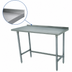 Thumbnail image #4 for Advance Tabco Special Value Series 84-Inch x 24-Inch Open Base Work Table with 1-1/2-Inch Rear Backsplash