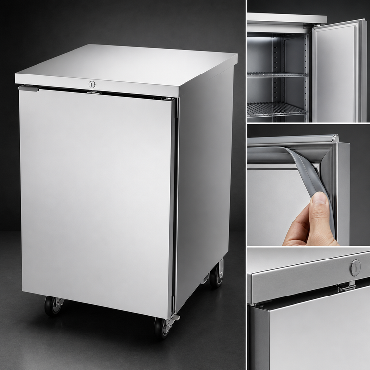 Product image #4 for Beverage-Air 24-Inch One-Section Refrigerated Back Bar Storage Cabinet with Solid Door